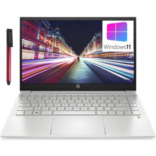 [Windows 11]HP Pavilion 14笔记本电脑,14" FHD400 nits英特尔四核i7-1195G7,*高5.0GHz,16GB DDR4 RAM,1TB PCIe SSD,WiFi 6,BT 5.2,背光KB