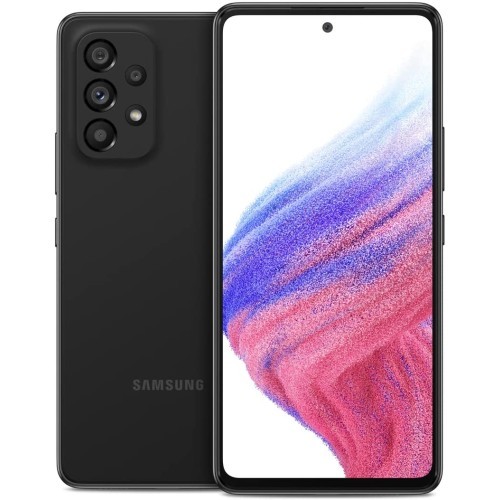 三星 Galaxy A53 5G A系列手机,工厂解锁 Android 智能手机 128GB,6.5英寸 FHD 超级 AMOLED 屏幕,电池续航时间长